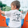 LONG LIVE THE ADVENTURE TEE - WHITE by LITTLE RAD THINGS