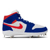 "Los Angeles Glitter" Jordan 1 Retro Cleats by Stadium Custom Kicks