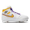 "Los Angeles Home" Jordan 1 Retro Cleats by Stadium Custom Kicks