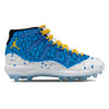 "Los Angeles" Jordan 11 Retro TD Football Cleats by Stadium Custom Kicks
