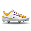 "Los Angeles" Nike Alpha Huarache Elite 4 Low Cleats by Stadium Custom Kicks