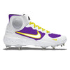 "Louisiana" Nike Alpha Huarache Elite 3 Mid Cleats by Stadium Custom Kicks