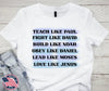Love Like Jesus – White by Carolina Country Bling