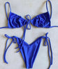 Low Waist Bikini Triangle Swimwear Female String Swimsuit Women Two Piece Swimsuit Swimwear Halter String Triangle Bikini Sets Women Print 2 Piece Suit Push Up Bathing Suit Swim Suit New by Stevvex