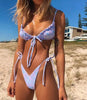 Low Waist Bikini Triangle Swimwear Female String Swimsuit Women Two Piece Swimsuit Swimwear Halter String Triangle Bikini Sets Women Print 2 Piece Suit Push Up Bathing Suit Swim Suit New by Stevvex
