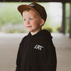 LRT BAMBOO HOODIE - BLACK by LITTLE RAD THINGS