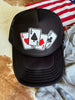 Lucky Aces Patch Trucker Hat by Wild Junkie