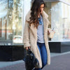 Luxurious Autumn Winter Jacket Female Coat Solid Color Fleece Coats Casual Outerwear Warm Soft Cardigan Fur Jackets For Female Clothes by Stevvex