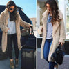 Luxurious Autumn Winter Jacket Female Coat Solid Color Fleece Coats Casual Outerwear Warm Soft Cardigan Fur Jackets For Female Clothes by Stevvex