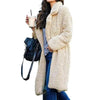 Luxurious Autumn Winter Jacket Female Coat Solid Color Fleece Coats Casual Outerwear Warm Soft Cardigan Fur Jackets For Female Clothes by Stevvex