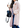 Luxurious Autumn Winter Jacket Female Coat Solid Color Fleece Coats Casual Outerwear Warm Soft Cardigan Fur Jackets For Female Clothes by Stevvex