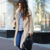 Luxurious Autumn Winter Jacket Female Coat Solid Color Fleece Coats Casual Outerwear Warm Soft Cardigan Fur Jackets For Female Clothes by Stevvex