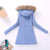 Luxurious Autumn Winter Women Cotton Jacket Padded Casual Slim Coat Emboridery Hooded Size 3XL Wadded Overcoat by Stevvex