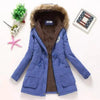 Luxurious Autumn Winter Women Cotton Jacket Padded Casual Slim Coat Emboridery Hooded Size 3XL Wadded Overcoat by Stevvex