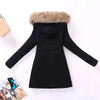Luxurious Autumn Winter Women Cotton Jacket Padded Casual Slim Coat Emboridery Hooded Size 3XL Wadded Overcoat by Stevvex