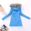 Luxurious Autumn Winter Women Cotton Jacket Padded Casual Slim Coat Emboridery Hooded Size 3XL Wadded Overcoat by Stevvex