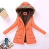 Luxurious Autumn Winter Women Cotton Jacket Padded Casual Slim Coat Emboridery Hooded Size 3XL Wadded Overcoat by Stevvex
