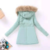 Luxurious Autumn Winter Women Cotton Jacket Padded Casual Slim Coat Emboridery Hooded Size 3XL Wadded Overcoat by Stevvex
