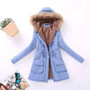 Luxurious Autumn Winter Women Cotton Jacket Padded Casual Slim Coat Emboridery Hooded Size 3XL Wadded Overcoat by Stevvex