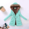 Luxurious Autumn Winter Women Cotton Jacket Padded Casual Slim Coat Emboridery Hooded Size 3XL Wadded Overcoat by Stevvex