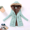 Luxurious Autumn Winter Women Cotton Jacket Padded Casual Slim Coat Emboridery Hooded Size 3XL Wadded Overcoat by Stevvex