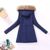 Luxurious Autumn Winter Women Cotton Jacket Padded Casual Slim Coat Emboridery Hooded Size 3XL Wadded Overcoat by Stevvex