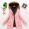 Luxurious Autumn Winter Women Cotton Jacket Padded Casual Slim Coat Emboridery Hooded Size 3XL Wadded Overcoat by Stevvex