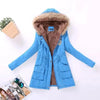Luxurious Autumn Winter Women Cotton Jacket Padded Casual Slim Coat Emboridery Hooded Size 3XL Wadded Overcoat by Stevvex
