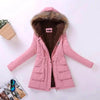 Luxurious Autumn Winter Women Cotton Jacket Padded Casual Slim Coat Emboridery Hooded Size 3XL Wadded Overcoat by Stevvex