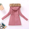 Luxurious Autumn Winter Women Cotton Jacket Padded Casual Slim Coat Emboridery Hooded Size 3XL Wadded Overcoat by Stevvex
