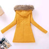 Luxurious Autumn Winter Women Cotton Jacket Padded Casual Slim Coat Emboridery Hooded Size 3XL Wadded Overcoat by Stevvex