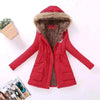 Luxurious Autumn Winter Women Cotton Jacket Padded Casual Slim Coat Emboridery Hooded Size 3XL Wadded Overcoat by Stevvex