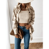 Luxurious Fashionable Women's Long Sleeve Plaid Shirt Coats Top Spring Autumn Casual Lapel Cardigan ,Jackets ,Outerwear,Streetwear by Stevvex