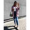 Luxurious Fashionable Women's Long Sleeve Plaid Shirt Coats Top Spring Autumn Casual Lapel Cardigan ,Jackets ,Outerwear,Streetwear by Stevvex