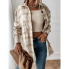 Luxurious Fashionable Women's Long Sleeve Plaid Shirt Coats Top Spring Autumn Casual Lapel Cardigan ,Jackets ,Outerwear,Streetwear by Stevvex