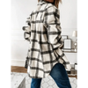 Luxurious Fashionable Women's Long Sleeve Plaid Shirt Coats Top Spring Autumn Casual Lapel Cardigan ,Jackets ,Outerwear,Streetwear by Stevvex