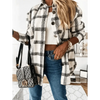 Luxurious Fashionable Women's Long Sleeve Plaid Shirt Coats Top Spring Autumn Casual Lapel Cardigan ,Jackets ,Outerwear,Streetwear by Stevvex