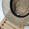 Luxurious New Handmade Straw Beach Hat For Women Summer Hat Luxury Cap Fashion Straw Hat Flat Sun Protection Hats Beautiful Unique Design 55-60cm by Stevvex