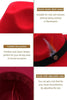 Luxurious Unique Couple Hats Wide Brim Fedora Hat Winter Autumn Trendy Fedora Hat Women Black Red Wedding Hat With Feather Belts For Hats Men Beautiful Gentleman Elegant Classical Hat by Stevvex