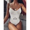 Luxury Black Female Swimsuit Vintage One Piece Ruffled Push Up Tummy Control Swimwear Halter One Piece Slimming Retro Swimsuit Women's Plus Size Push Up Bathing Suit Solid Red Swimwear Women Padded Bathing Suits by Stevvex