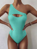 Luxury Black Female Swimsuit Vintage One Piece Ruffled Push Up Tummy Control Swimwear Halter One Piece Slimming Retro Swimsuit Women's Plus Size Push Up Bathing Suit Solid Red Swimwear Women Padded Bathing Suits by Stevvex