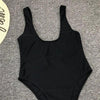 Luxury Black Female Swimsuit Vintage One Piece Ruffled Push Up Tummy Control Swimwear Halter One Piece Slimming Retro Swimsuit Women's Plus Size Push Up Bathing Suit Solid Red Swimwear Women Padded Bathing Suits by Stevvex