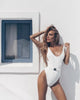 Luxury Black Female Swimsuit Vintage One Piece Ruffled Push Up Tummy Control Swimwear Halter One Piece Slimming Retro Swimsuit Women's Plus Size Push Up Bathing Suit Solid Red Swimwear Women Padded Bathing Suits by Stevvex