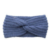 Luxury Fashion Winter Soft Solid Color Elastic Elegant Wide Knitting Cross Lightweight Headband Yoga Turban Bandage Bandanas Hair Bands For Women by Stevvex