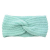 Luxury Fashion Winter Soft Solid Color Elastic Elegant Wide Knitting Cross Lightweight Headband Yoga Turban Bandage Bandanas Hair Bands For Women by Stevvex