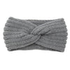 Luxury Fashion Winter Soft Solid Color Elastic Elegant Wide Knitting Cross Lightweight Headband Yoga Turban Bandage Bandanas Hair Bands For Women by Stevvex