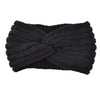 Luxury Fashion Winter Soft Solid Color Elastic Elegant Wide Knitting Cross Lightweight Headband Yoga Turban Bandage Bandanas Hair Bands For Women by Stevvex