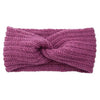 Luxury Fashion Winter Soft Solid Color Elastic Elegant Wide Knitting Cross Lightweight Headband Yoga Turban Bandage Bandanas Hair Bands For Women by Stevvex