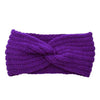 Luxury Fashion Winter Soft Solid Color Elastic Elegant Wide Knitting Cross Lightweight Headband Yoga Turban Bandage Bandanas Hair Bands For Women by Stevvex