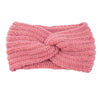 Luxury Fashion Winter Soft Solid Color Elastic Elegant Wide Knitting Cross Lightweight Headband Yoga Turban Bandage Bandanas Hair Bands For Women by Stevvex